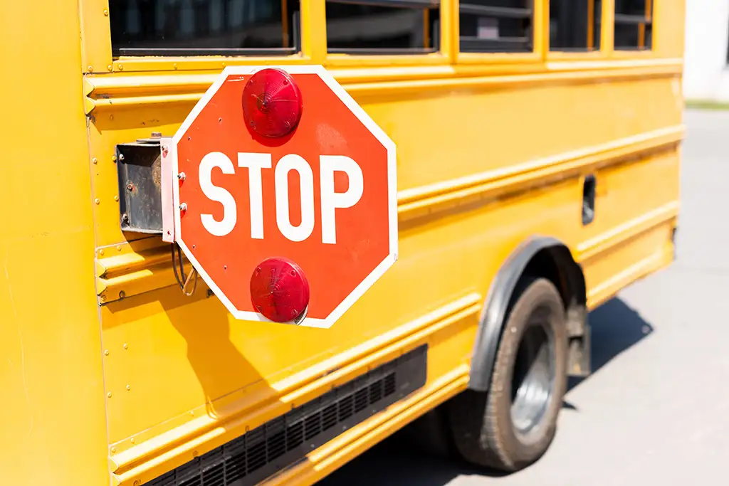 Laws - Passing a stopped school bus in NC